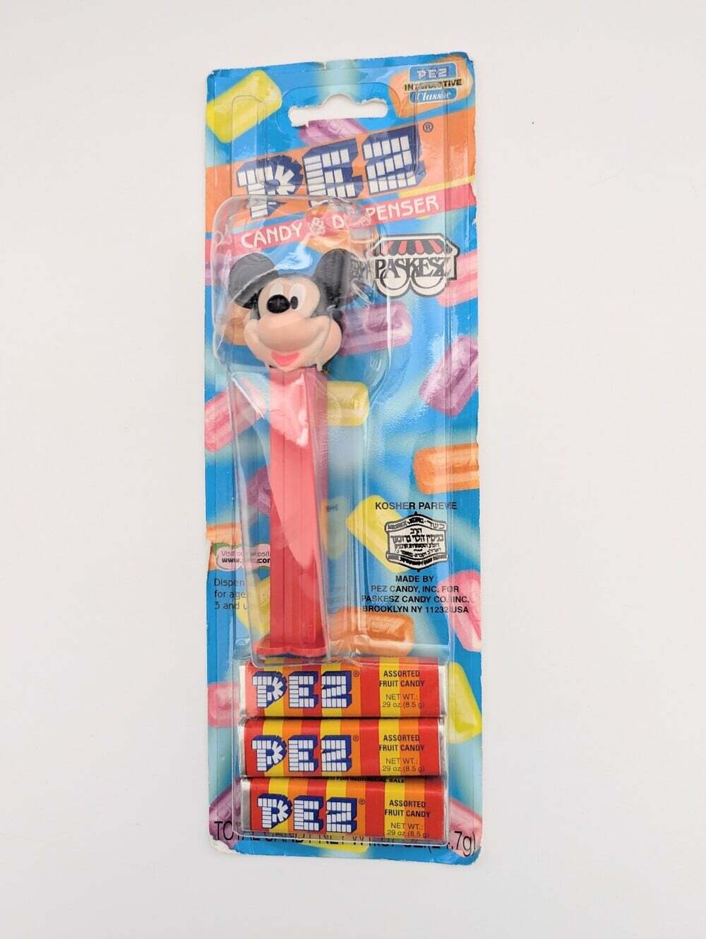 UNOPENED PACKAGE PEZ Mickey Mouse Candy Dispenser